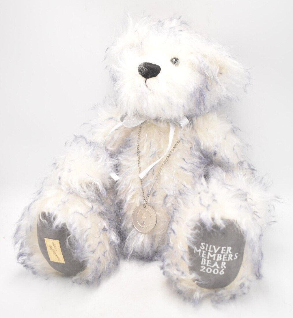 Deans Rag Book Co Teddy Bear Limited Edition Retired Silver Members Bear