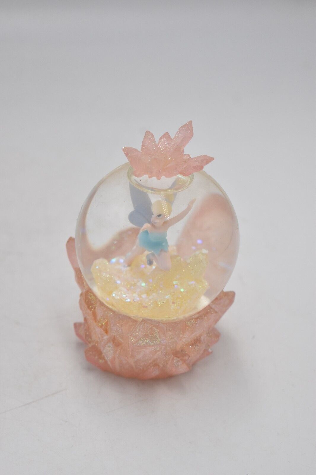 Disney Tinkerbell Mini Snow Globe – Excellent Condition – 4"