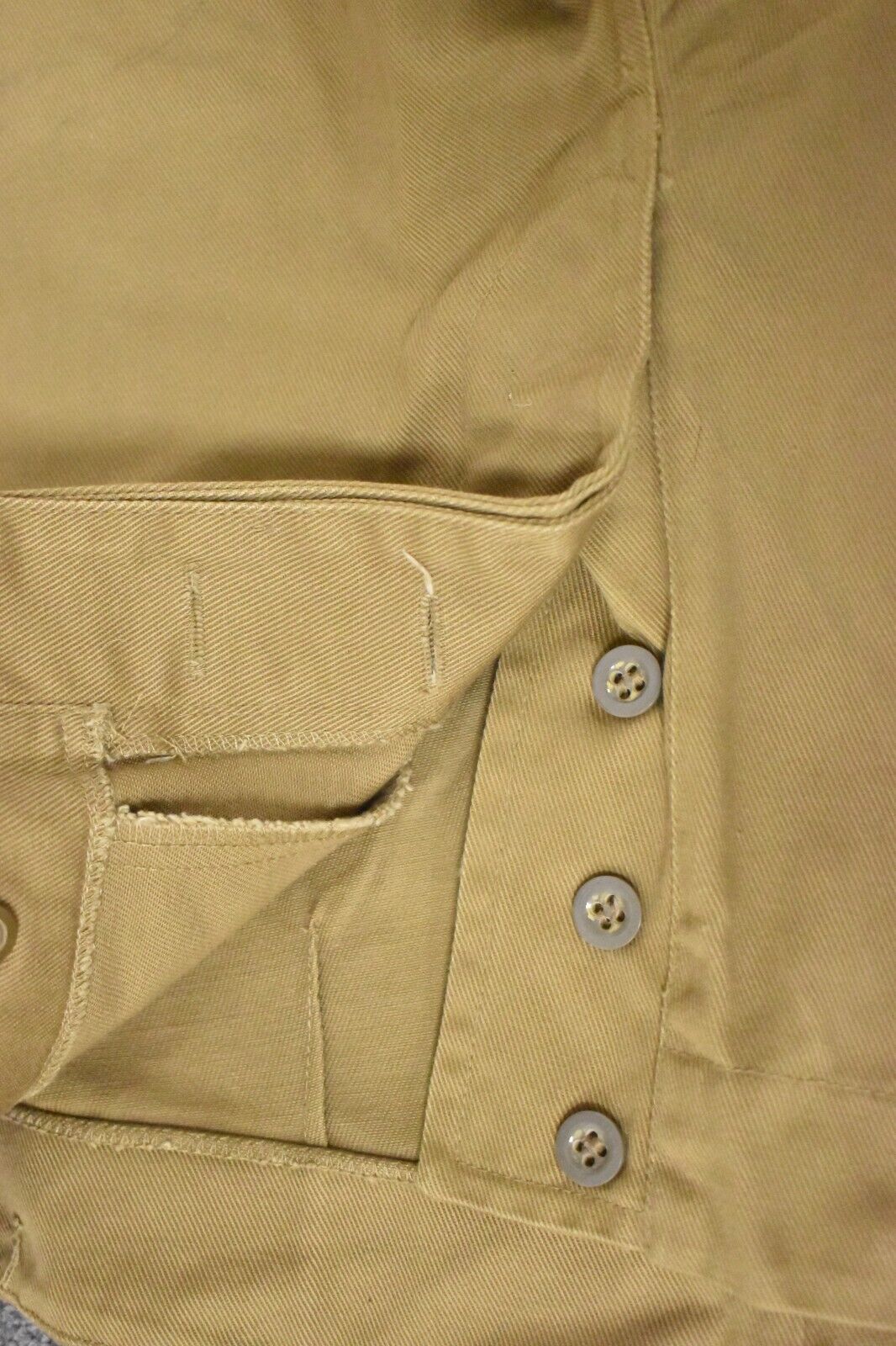 Angels The Costumiers WW2 British Military Khaki Drill Trousers Size 32"