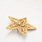 Vintage 1950s La Roco Star Brooch Colourful Jewel Tone Rhinestones Gold tone