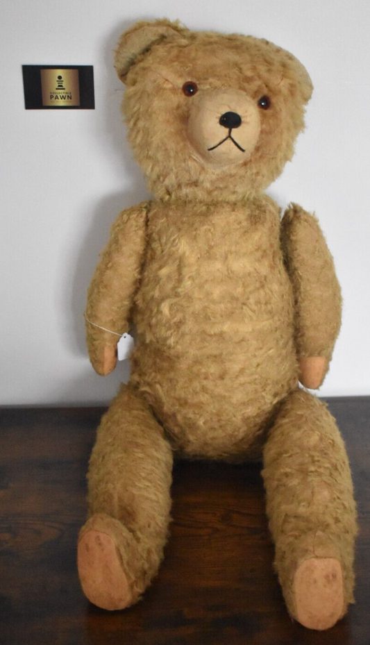 Vintage 1950's German Hermann Extra Large Mohair Teddy Bear