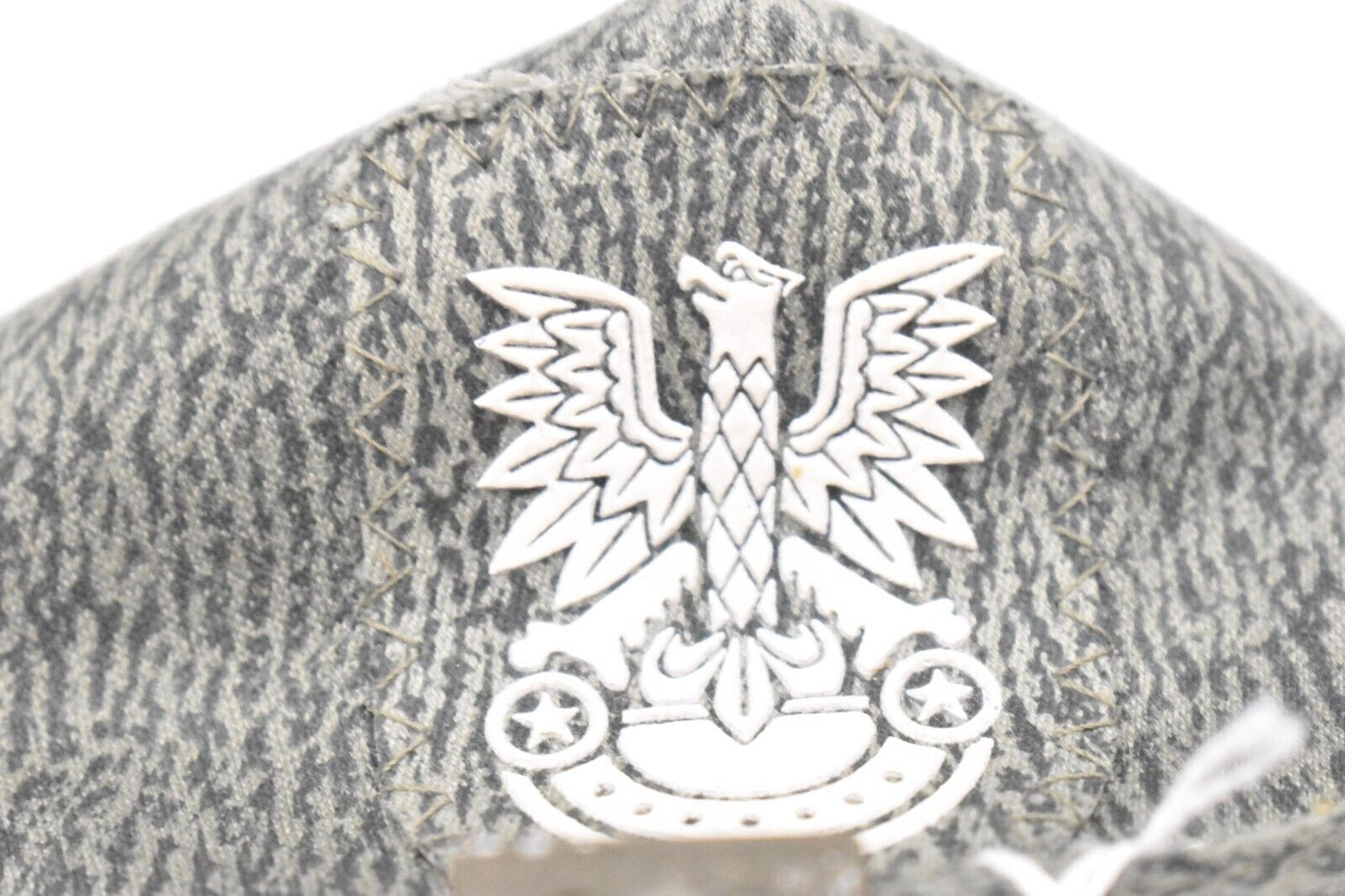 Polish Military Hat Mens 57 Rogatywka Eagle Patch Moro Camo Pattern