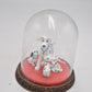 Disney 101 Dalmatians Figurines Inside Glass Dome