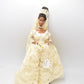 Vintage 1970s Black Barbie Clone Doll in Wedding Dress and Judy Shoes