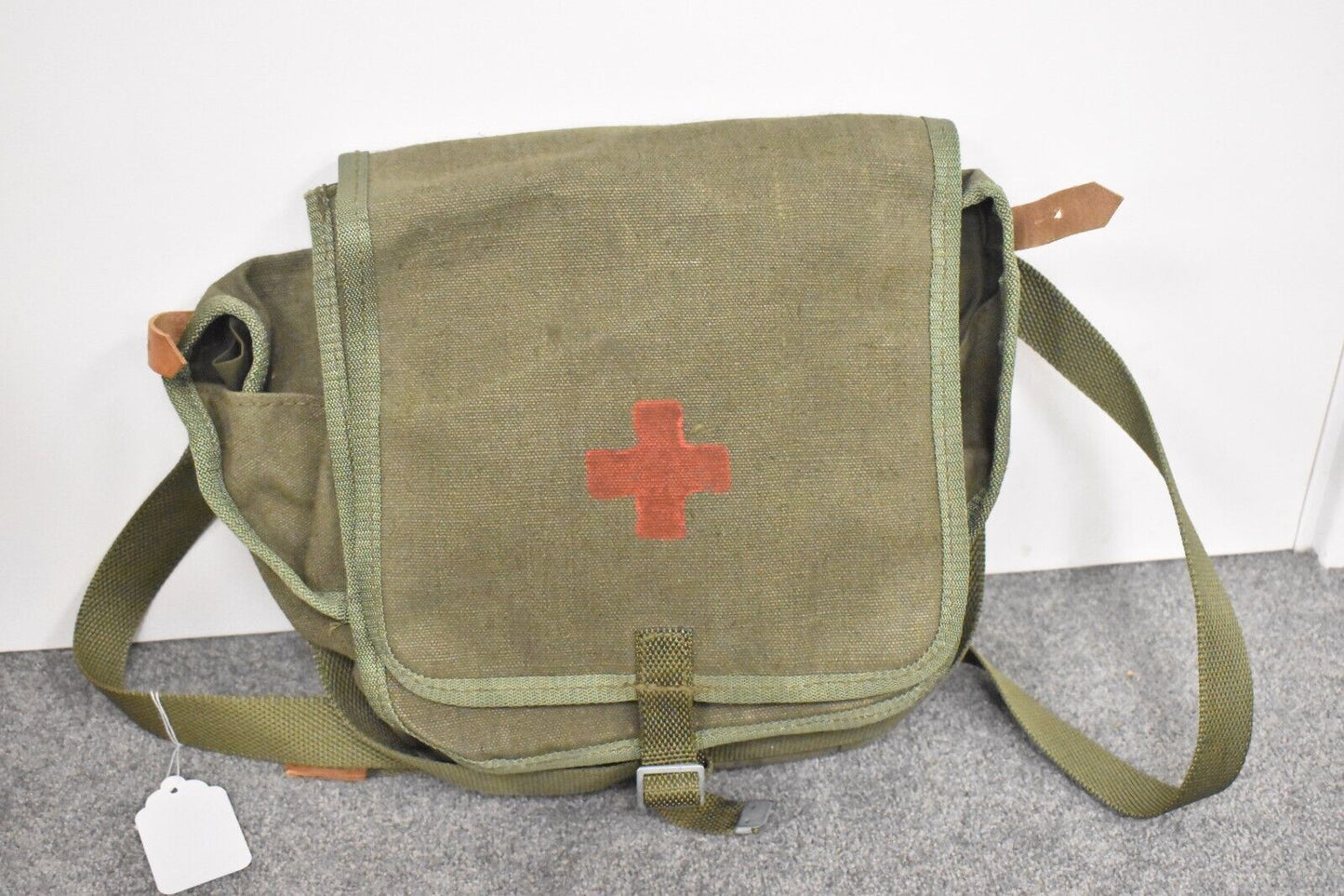 Vintage Polish Army Soviet Era Medical Bag/Satchel