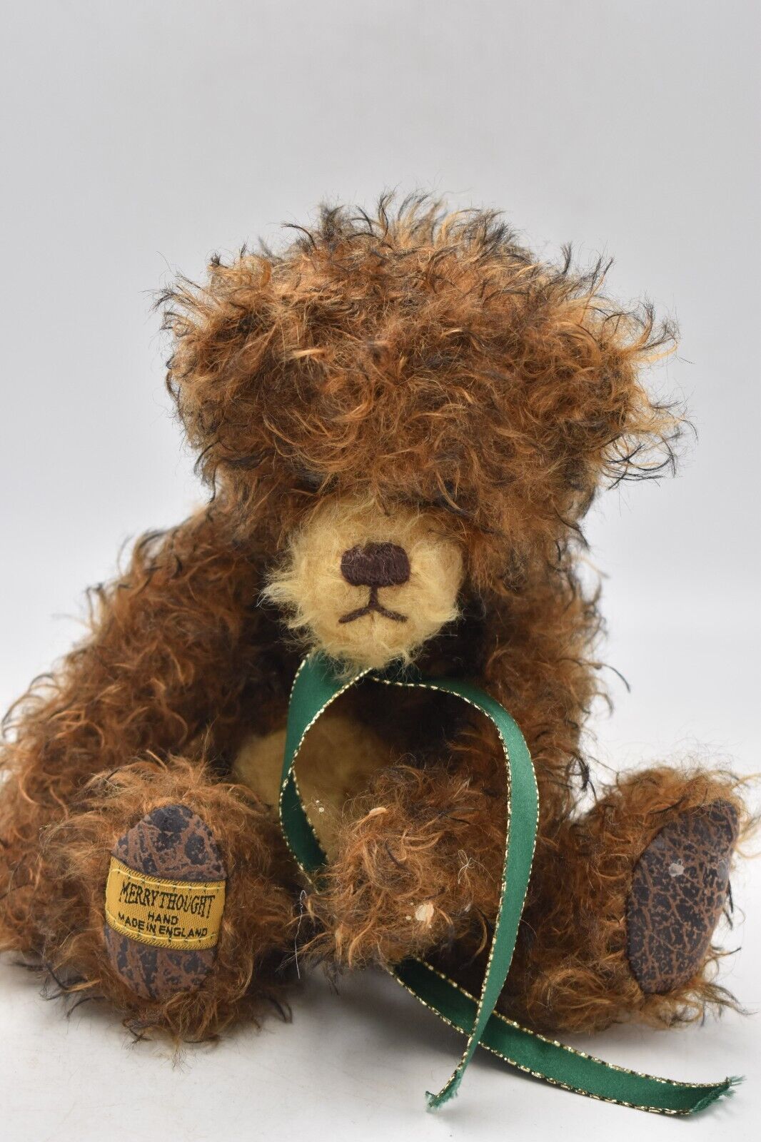 Merrythought Mohair Teddy Bear with Leather Paws Limited Edition Retired