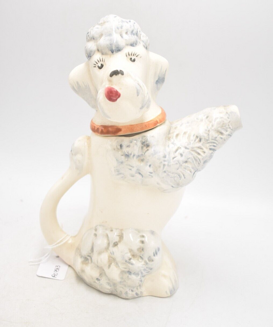 Vintage Price Bros Poodle Dog Teapot Novelty Decorative Collectible