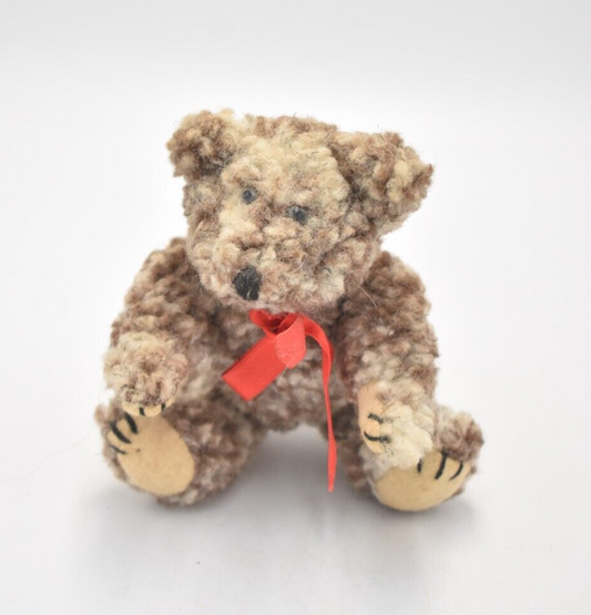 Vintage R Lang & Son Spotty Brown Teddy Bear Plush Soft Toy