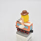 M&M's Yellow Peanut Character 2nd Class Train Carriage Cake Topper