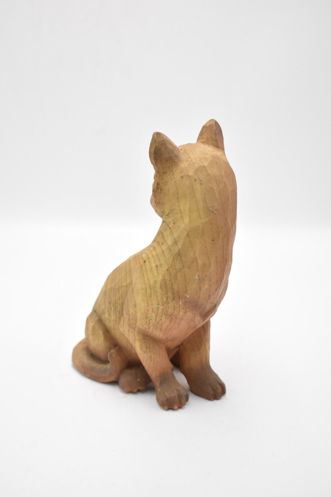 Vintage Resin Cat Figurine Statue Ornament