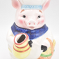 Vintage Novelty Chef Pig Teapot Decorative Collectible