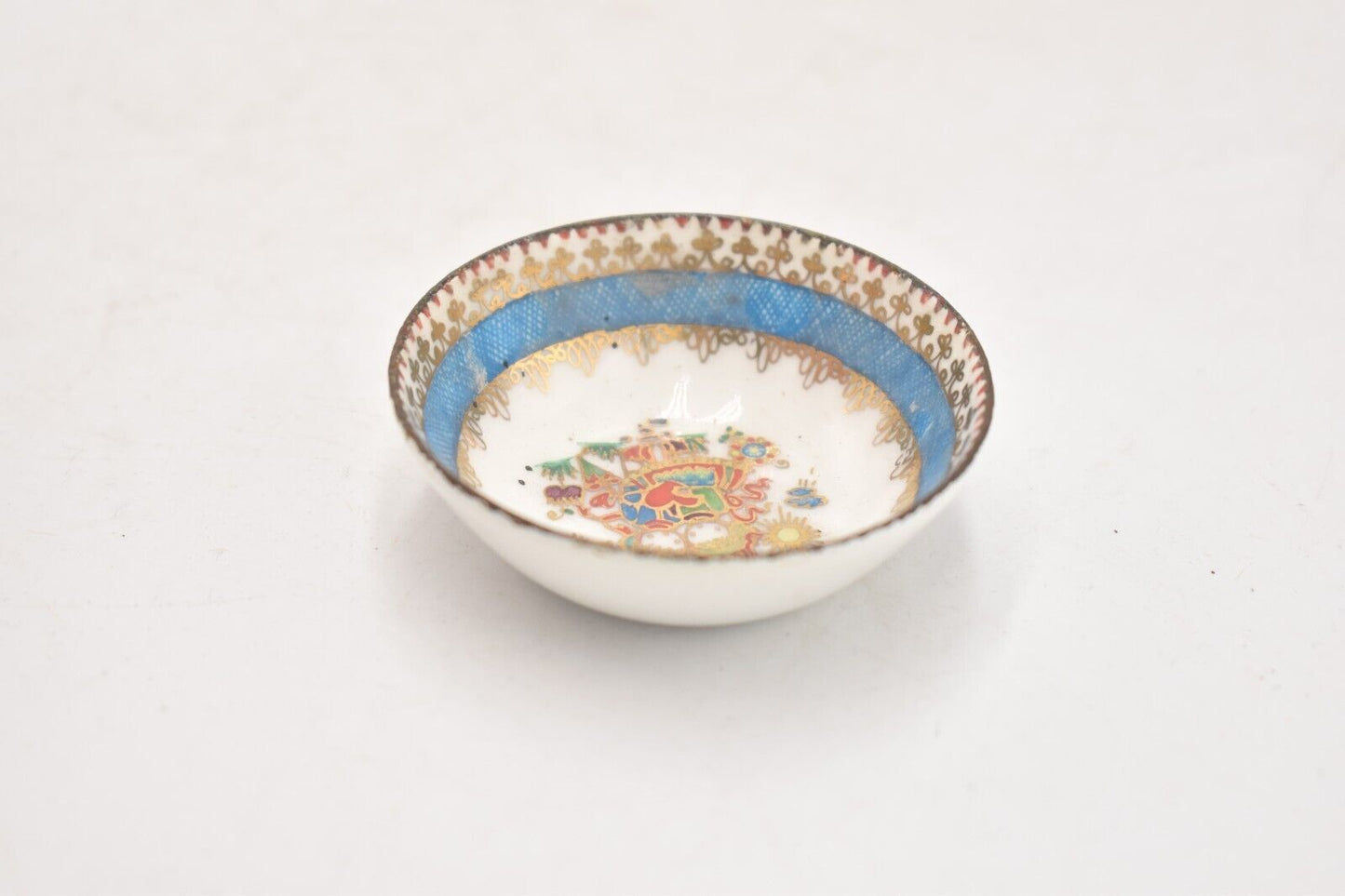 Vintage Handmade Austrian Ceramic Miniature Bowl Decorative Collectible