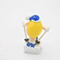 M&M's Yellow Character Skier Cake Topper 1993