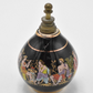 Vintage Painted Enamel Solid Small Decorative Perfume Bottle Greek Mythology