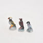 Vintage Miniature Penguin Trio Figurines Statues Ornaments x3