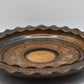 Vintage Hand Carved Wooden Bowl Retro Rustic Wood Plate Trinket Dish Key Tidy