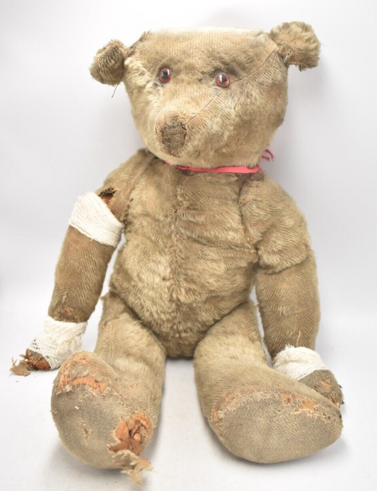 Antique Vintage German Mohair Teddy Bear Steiff