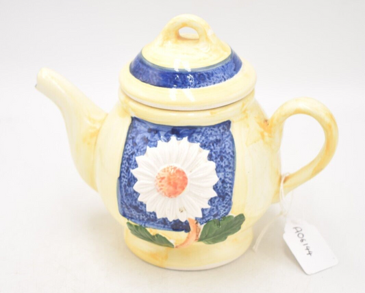 Vintage Daisy Flower 3D Teapot Novelty Decorative Collectible