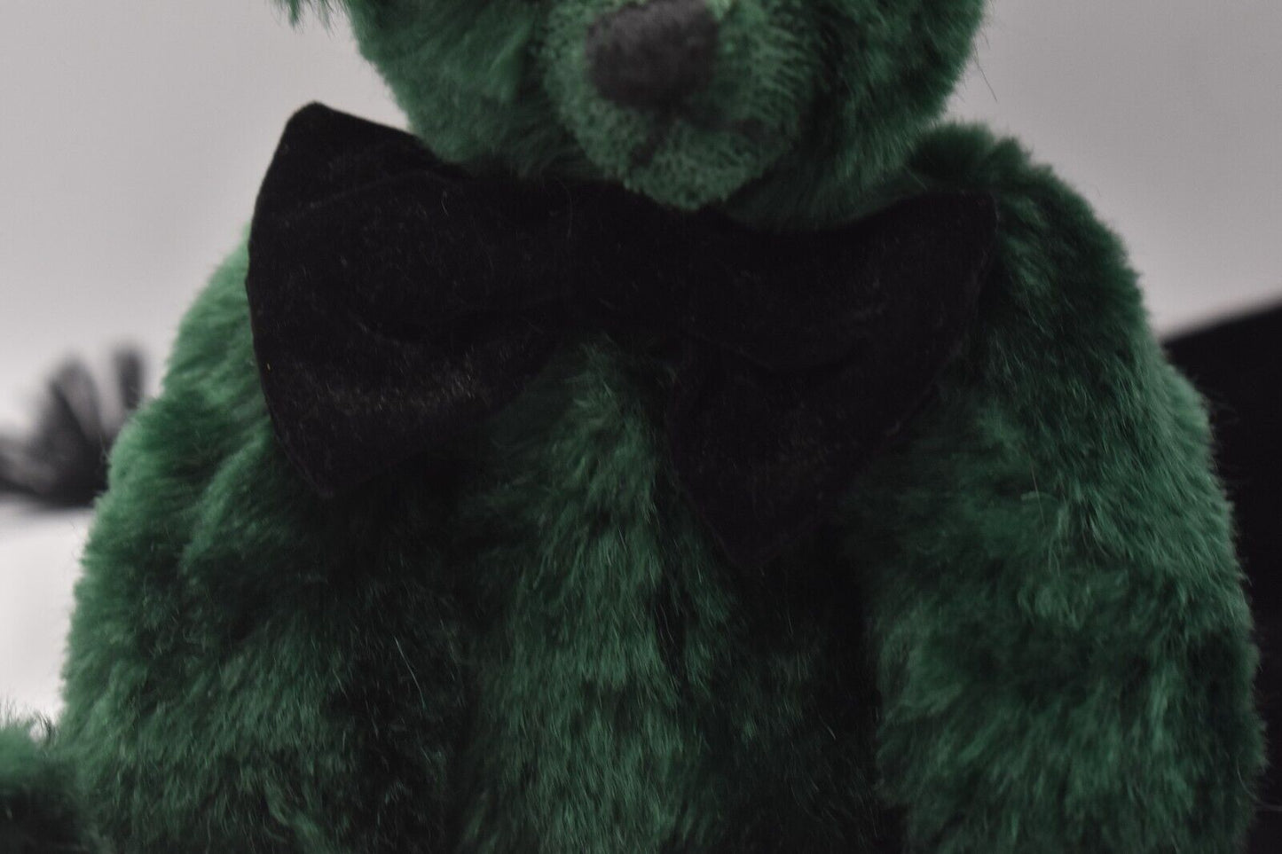 Deans Rag Book Co Luxury Green Mohair Teddy Bear Limited Edition Retired & Tags