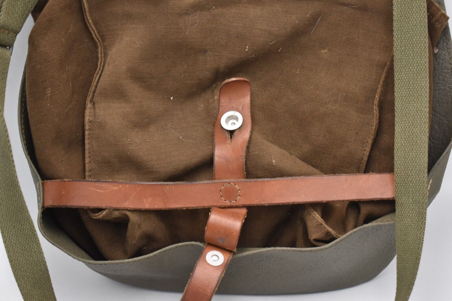 Vintage Swiss Army Joseffohn Wollerau Leather Saddlebag Pannier Messenger Bag