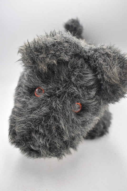 Vintage A&G Soft Toys Black Scottie Dog Plush - Retired Teddy Bear