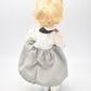 Vintage Porcelain Doll – Blonde Hair, Blue Eyes & Pinafore Dress