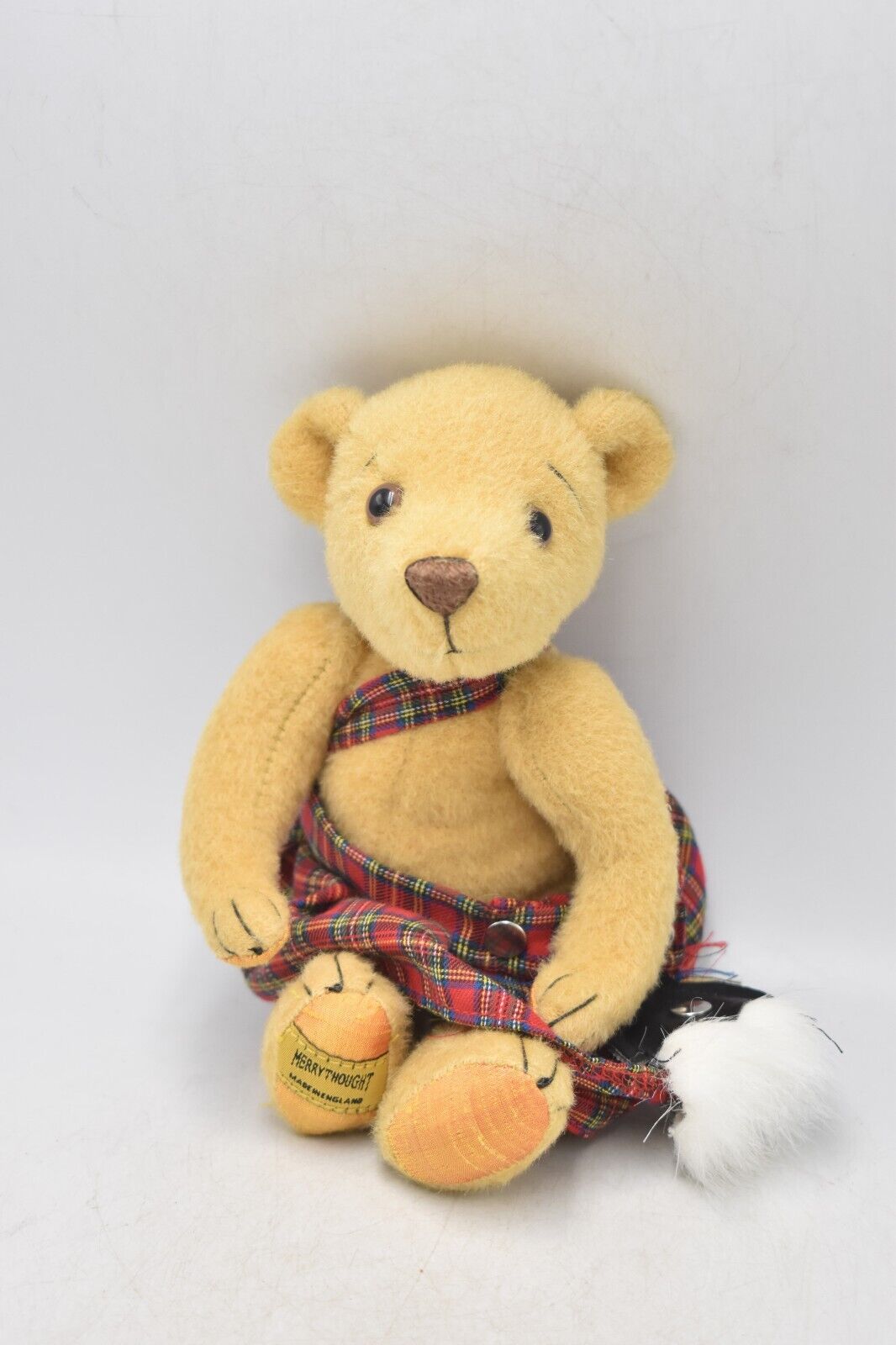 Merrythought Scottish Teddy Bear – Limited Edition – Retired – Fully Jointed