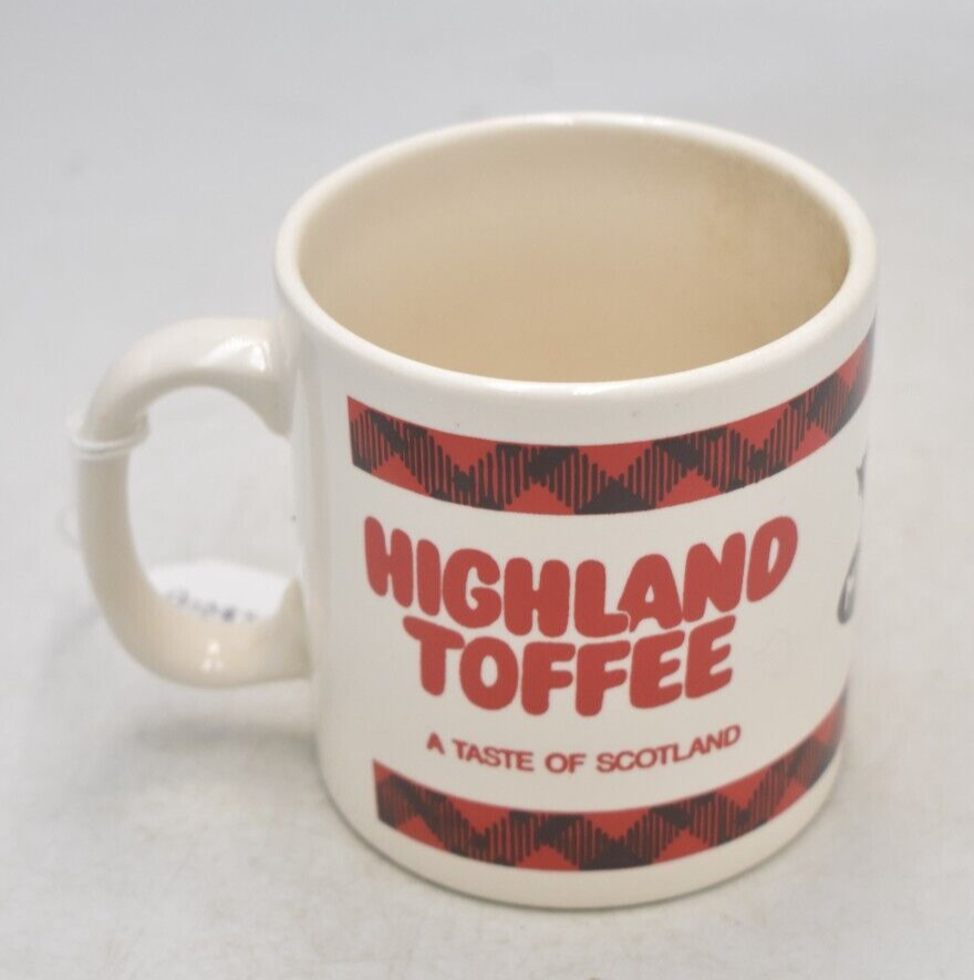 Vintage Highland Toffee McCowans Coffee Mug Tea Cup Advertising Collectible