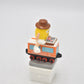 M&M's Yellow Peanut Character 2nd Class Train Carriage Cake Topper