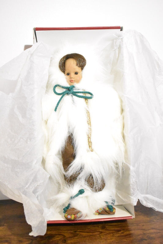 Vintage D'Azucar Native Alaskan Eskimo Doll - Tokito Lifelike Limited Edition