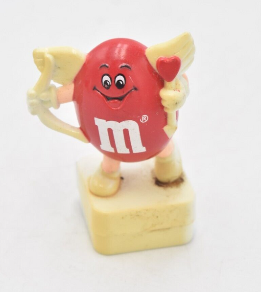 M&M's Red Peanut Character Cupid Cake Topper