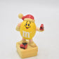 M&M's Yellow Peanut Character Christmas Train Cake Topper 1993