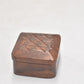 Vintage Hand Carved Wooden Trinket Box, Storage Box, Pull Box