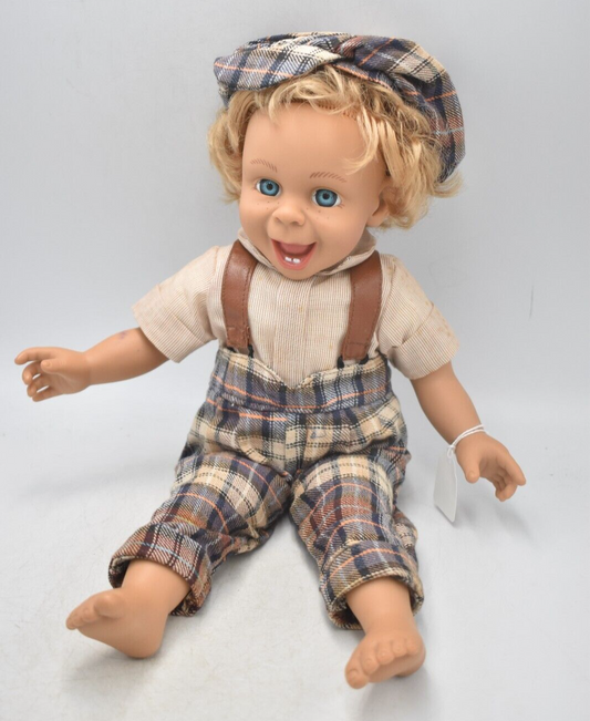 Vintage Spanish Expressions Doll Baby Boy Hard Plastic With Teeth