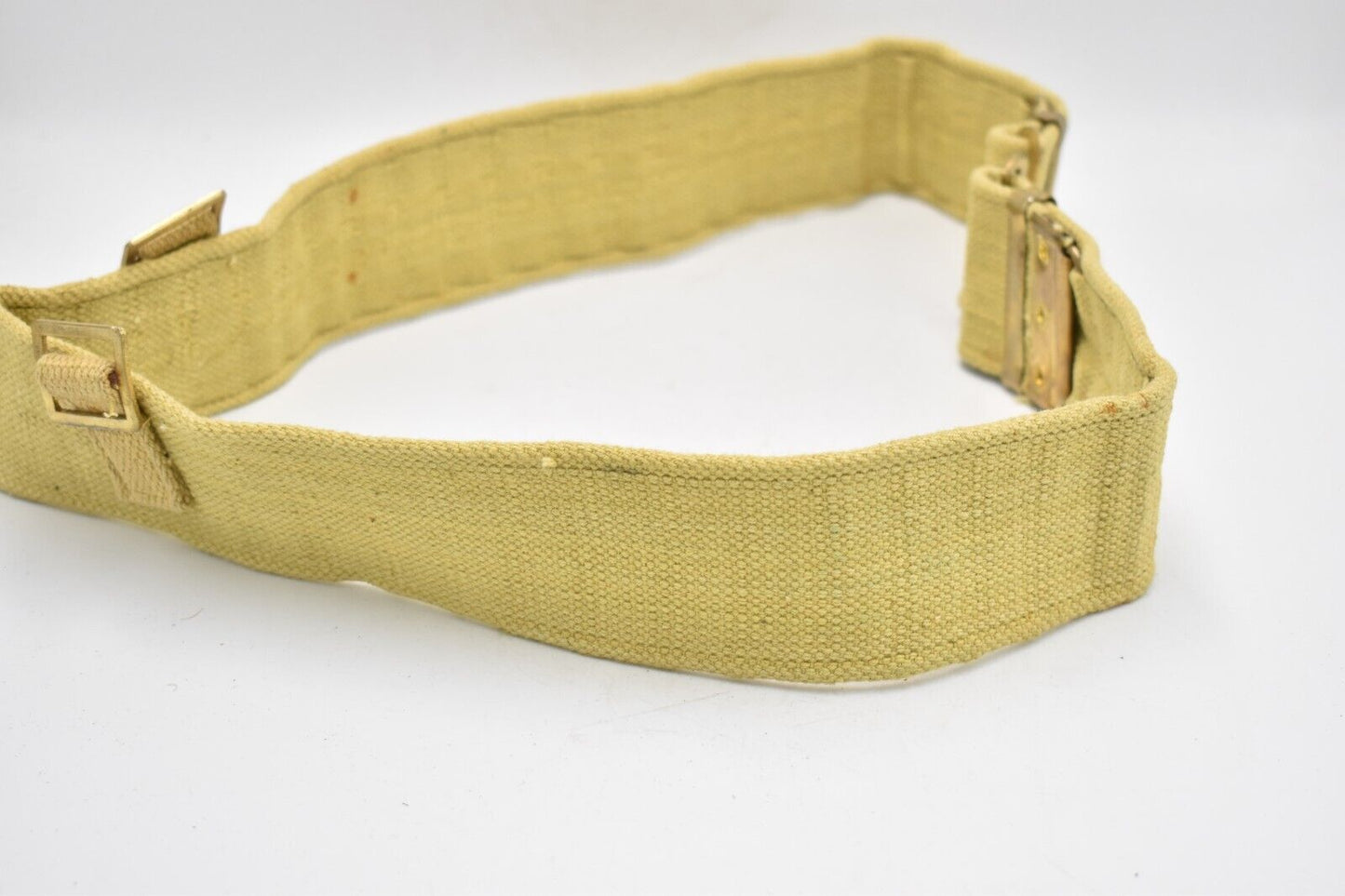 WWII British Army 37 Pattern Webbing Belt – Desert Tan, W34"-36"