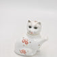 Vintage Chinese Lucky Cat Miniature Teapot Novelty Decorative Collectible