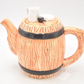 Vintage Novelty Pub Barrell Teapot Decorative Collectible