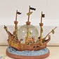 Disney "You Can Fly" Peter Pan & Captain Hook Pirate Ship Musical Snow Globe