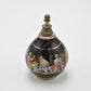 Vintage Painted Enamel Solid Small Decorative Perfume Bottle Greek Mythology