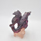 Mythical Purple Gothic Fantasy Dragon Figurine Ornament Statue