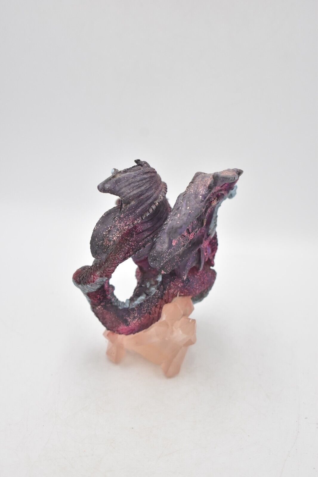 Mythical Purple Gothic Fantasy Dragon Figurine Ornament Statue