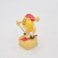 M&M's Yellow Character Skiing Cake Topper