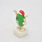 M&M's Green Peanut Character Snowball Throwing Cake Topper 1992