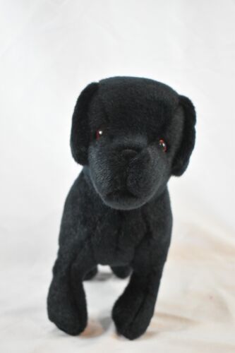 Merrythought Black Labrador Puppy Dog Plush Soft Toy