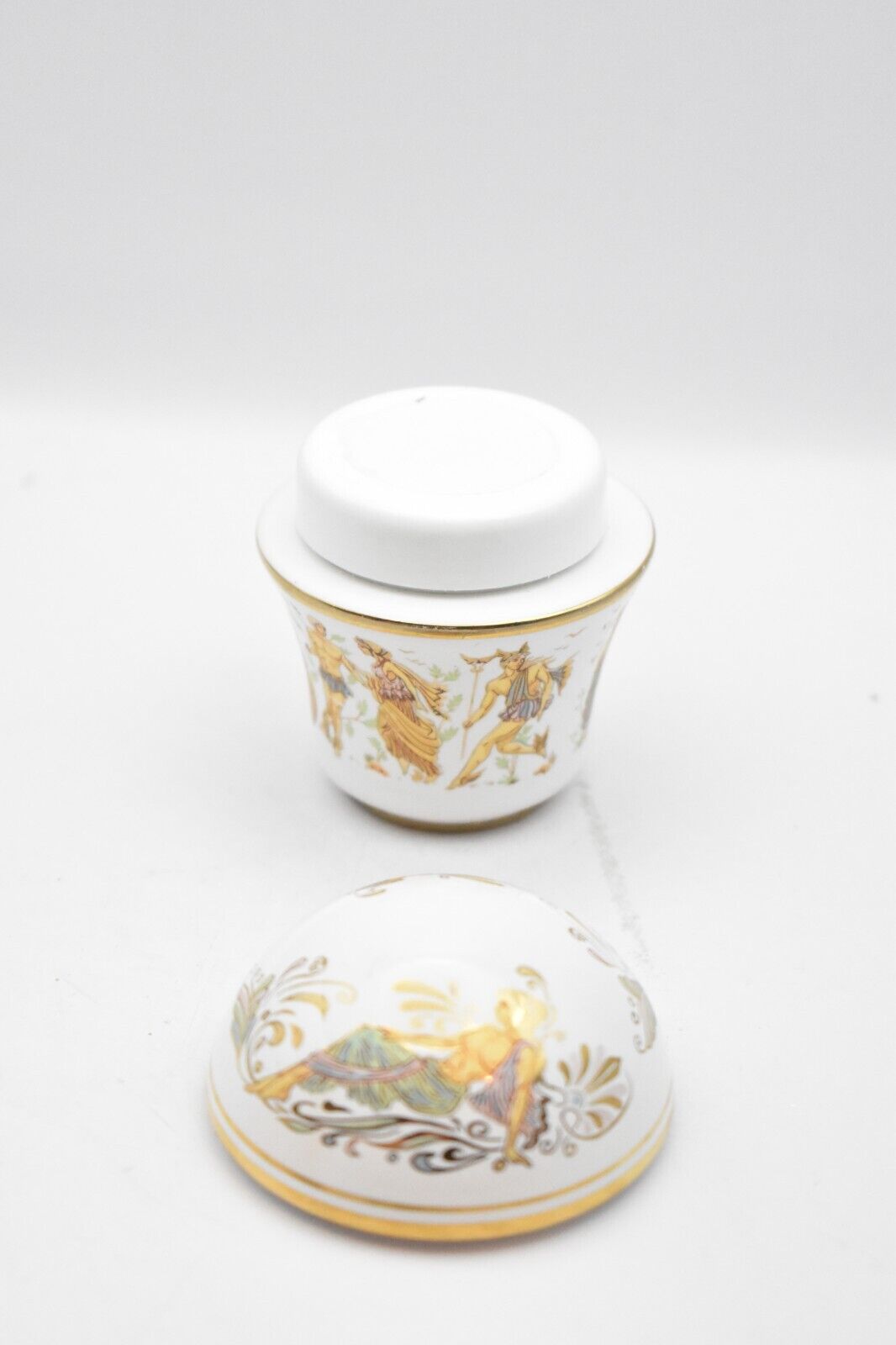 Vintage Electra Solid Perfume Bottle Made In Greece Scent Pot