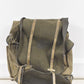 Vintage 1970s German Army Bundeswehr Rucksack – Leather & Canvas – 1974 Dated