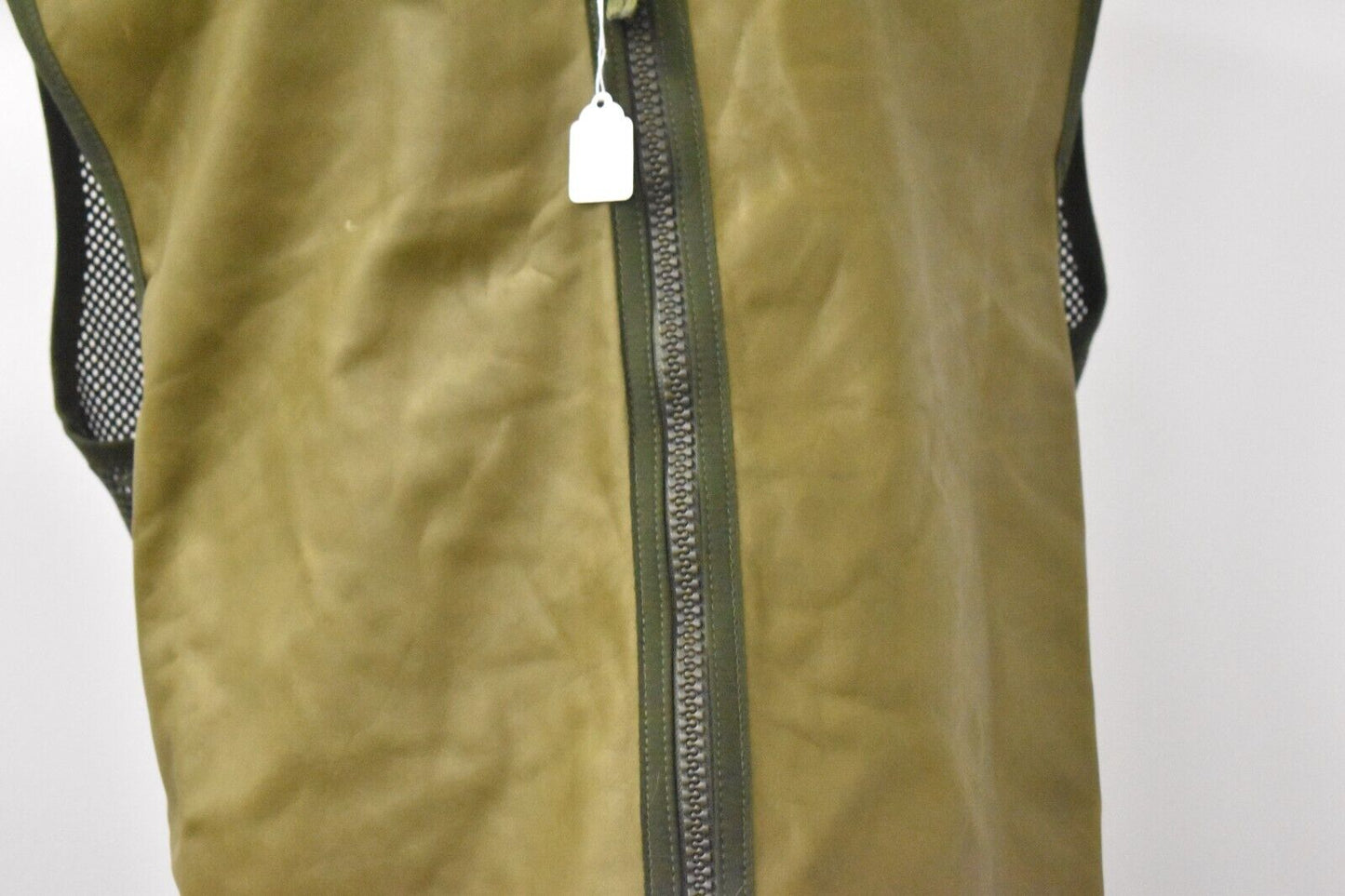 British Army Protective Leather Combat Jerkin Olive Green Size 170/96