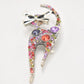 Vintage Cat Rhinestone Multi Colour Brooch Ladies Brooch Women's Brooch