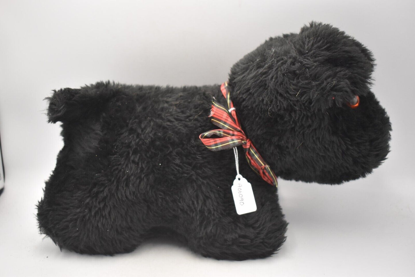 Vintage A&G Soft Toys Black Scottie Dog Teddy Bear Plush Soft Toy Retired