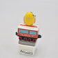 M&M's Yellow Peanut Character 1st Class Train Carriage Cake Topper